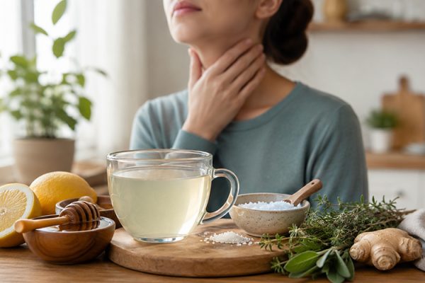 Boğaz Ağrısı ve Yutkunma Güçlüğü İçin En Etkili Doğal Gargara Tarifleri